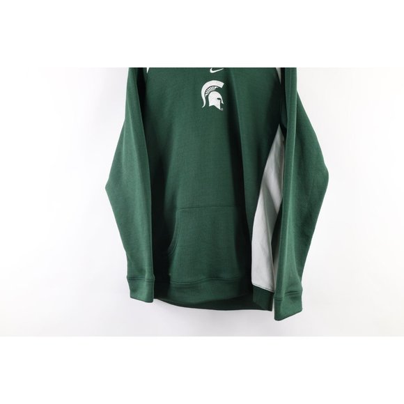 Vintage Nike XL Travis Scott Center Swoosh Michigan State University Hoodie - Picture 3 of 7